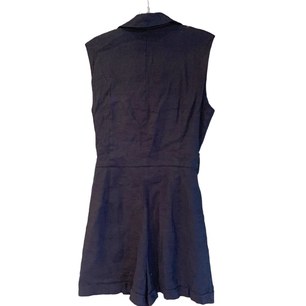 ZARA Linen Shorts Jumpsuit/Romper - Picture 2 of 12